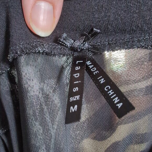 Animal Print Strapless Casual Long Dress Size Medium - Picture 5 of 5